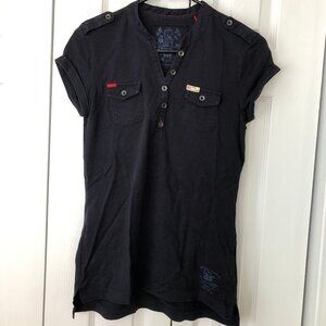 S. Oliver blue t-shirt